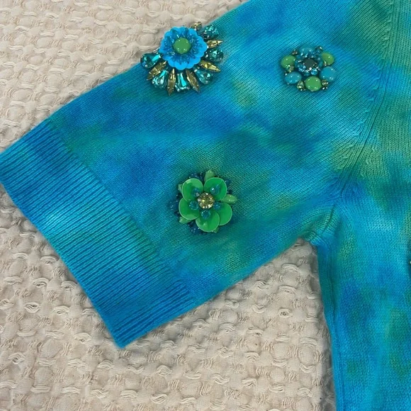 NWT Michael Kors Collection Beaded Cashmere Sweater - Original Price $1595.00 - Picture 10 of 11